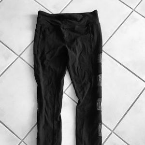 Forever 21 black mesh leggings